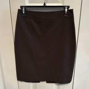 Brown‎ pencil skirt